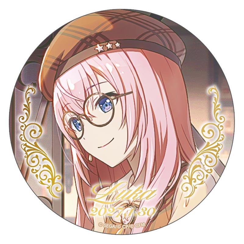 箔押し缶バッジ 巡音ルカ E