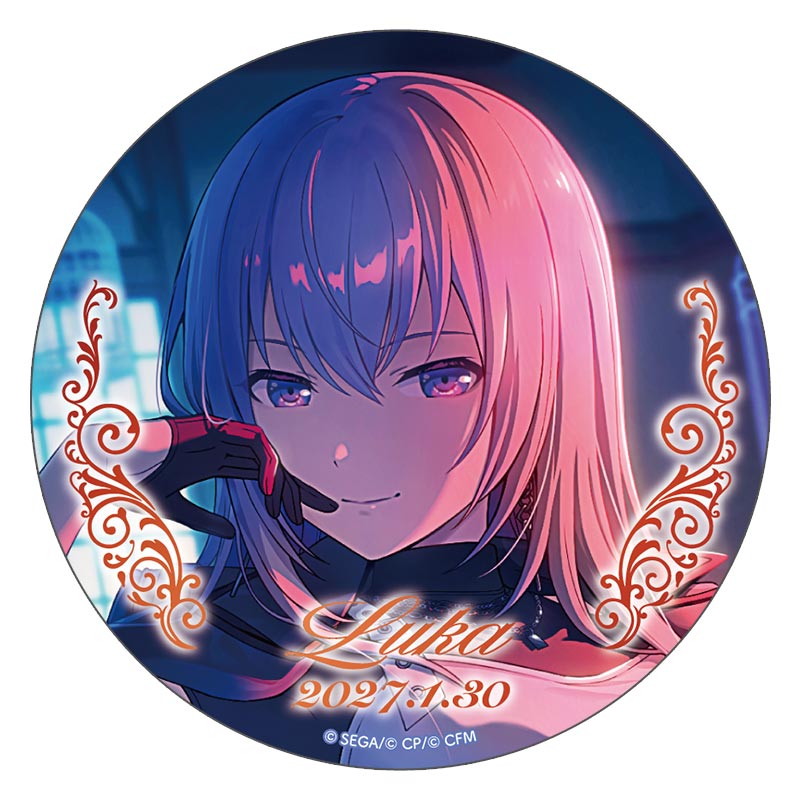 箔押し缶バッジ 巡音ルカ F