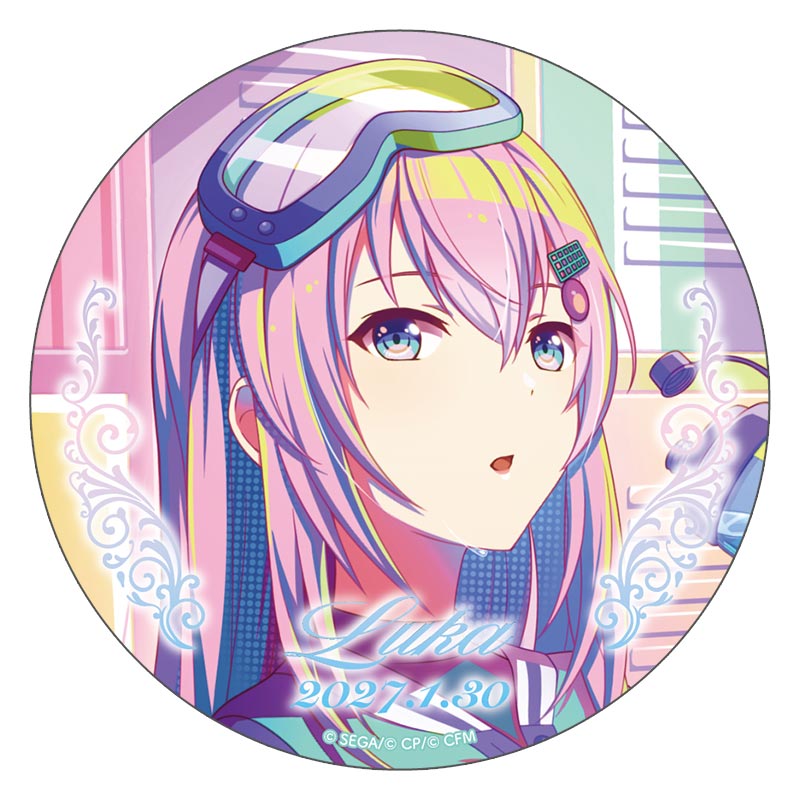 箔押し缶バッジ 巡音ルカ G