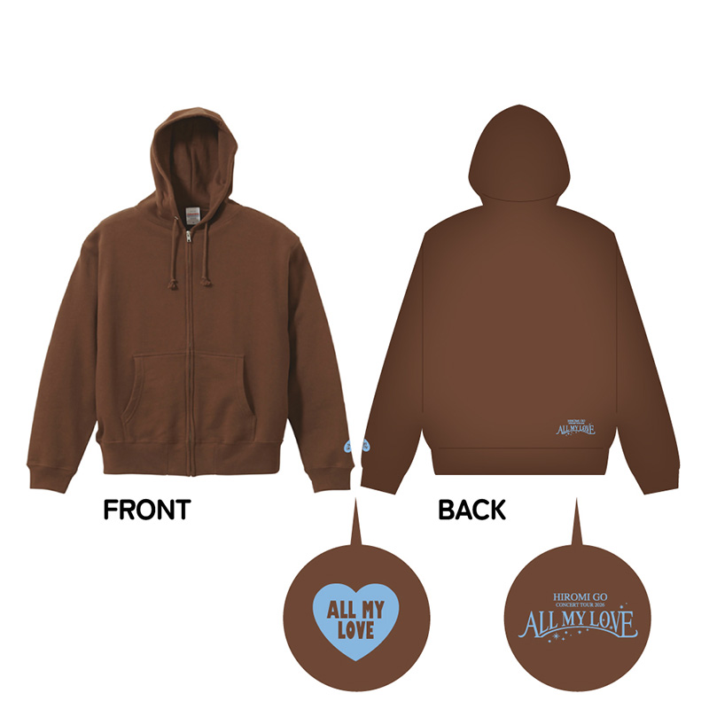 ZIPパーカー - HIROMI GO OFFICIAL GOODS STORE