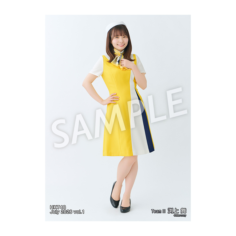 2026年7月度 個別生写真5枚セット Vol.1 渕上 舞 - HKT48 OFFICIAL