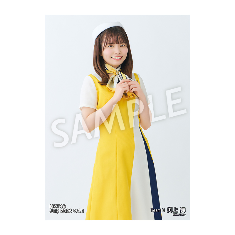 2026年7月度 個別生写真5枚セット Vol.1 渕上 舞 - HKT48 OFFICIAL