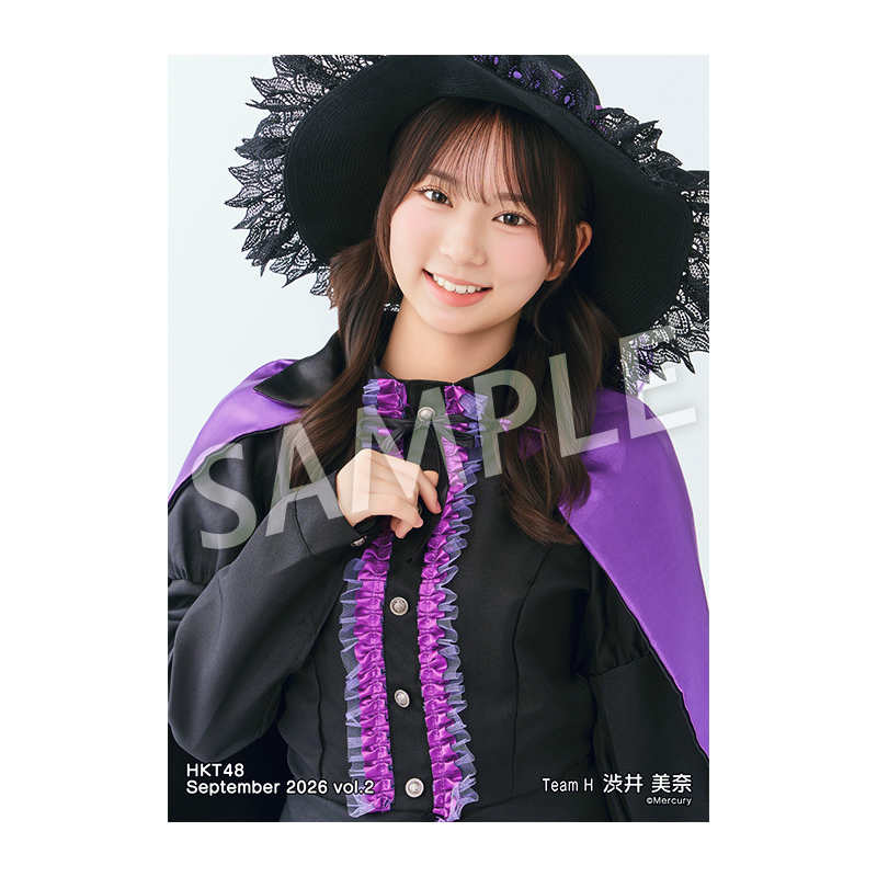 HKT48 渋井美奈 グッズセット 2026年9月度 個別生写真5枚セット Vol.2 渋井 美奈 - HKT48 OFFICIAL