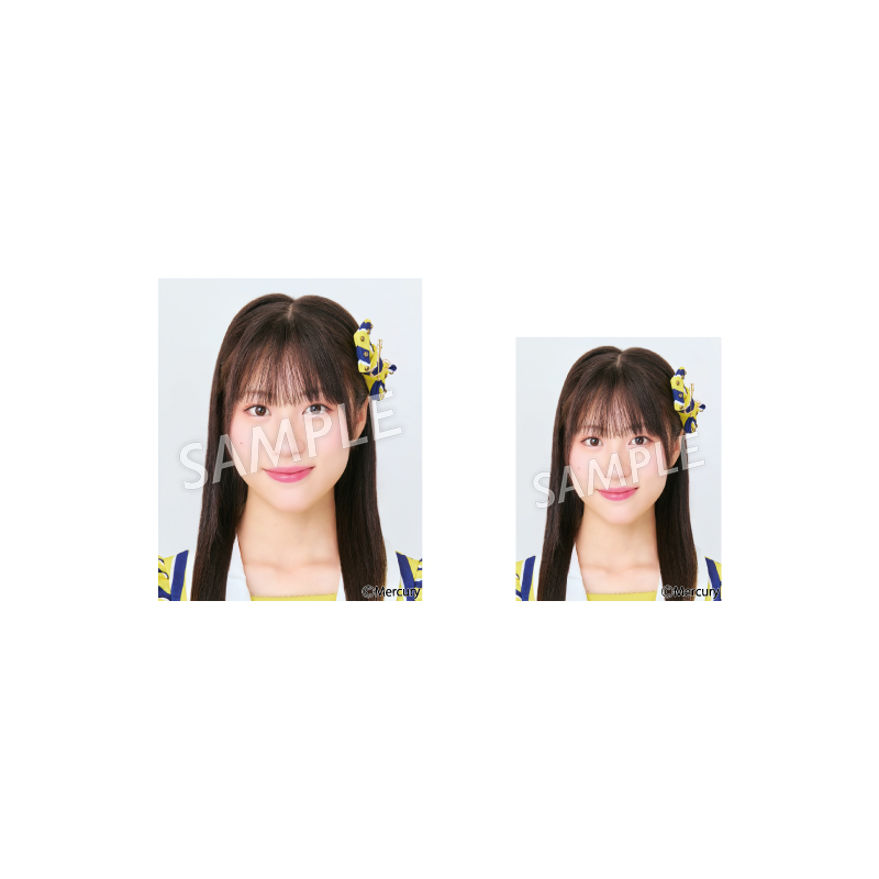 証明写真風ステッカー<br />山川 万里愛