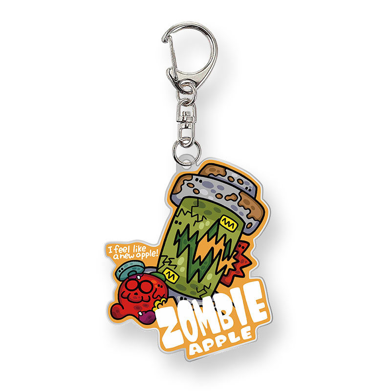 アクリルキーホルダー〈2026ゾンビCrazy Apple〉 - HALVES OFFICIAL GOODS