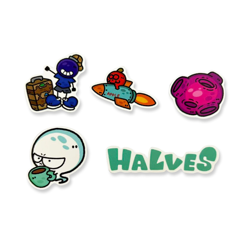 青い宇宙 ステッカーセット - HALVES OFFICIAL GOODS