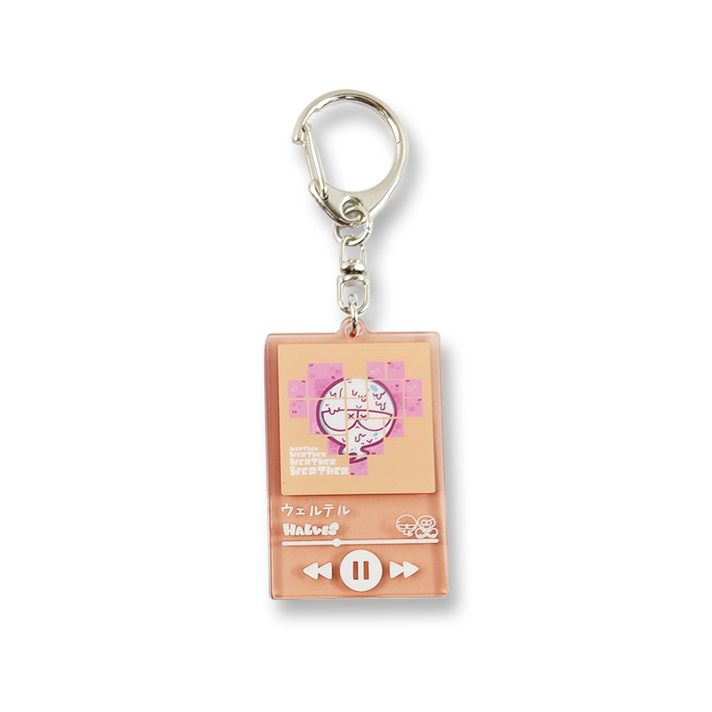 ウェルテル」ジャケ写アクリルキーホルダー - HALVES OFFICIAL GOODS