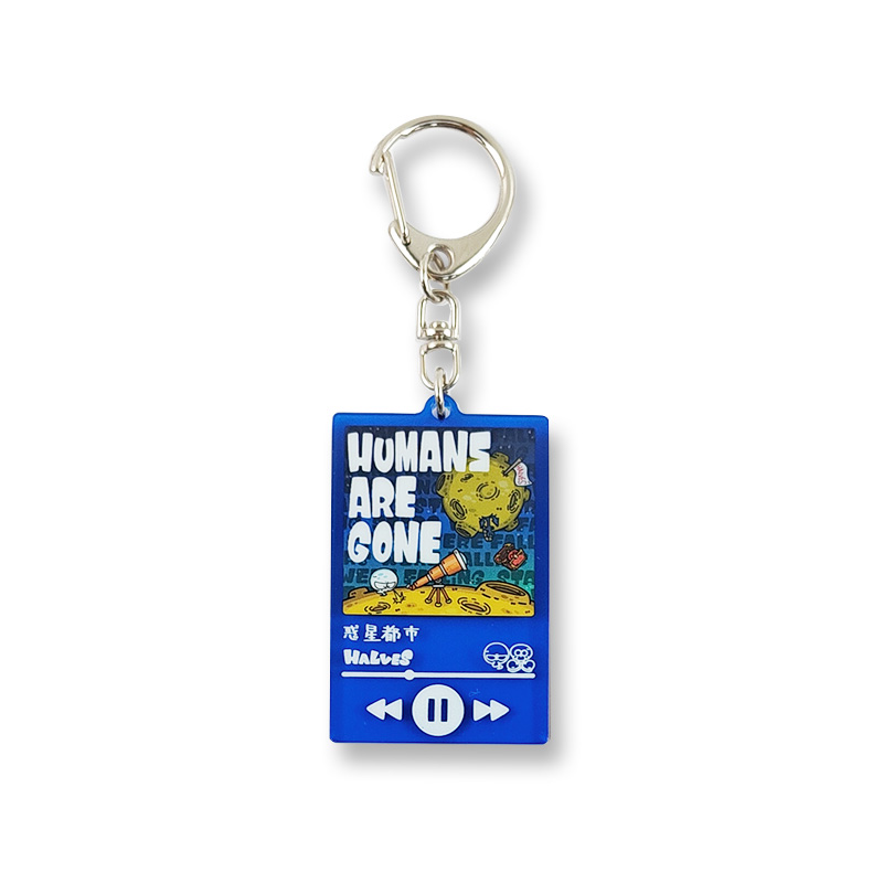 惑星都市」ジャケ写アクリルキーホルダー - HALVES OFFICIAL GOODS