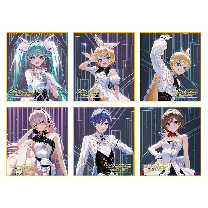 初音ミク ミクシンフォニー 2021 ～2025 ミニ色紙 Rella ミニ色紙6枚セット - 初音ミクシンフォニー当日受け取り事前受付ページ