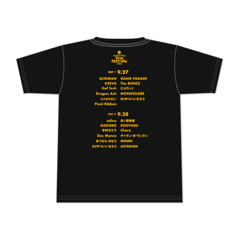 Tシャツ A - KARATSU DROP FESTIVAL 2025 OFFICIAL GOODS STORE