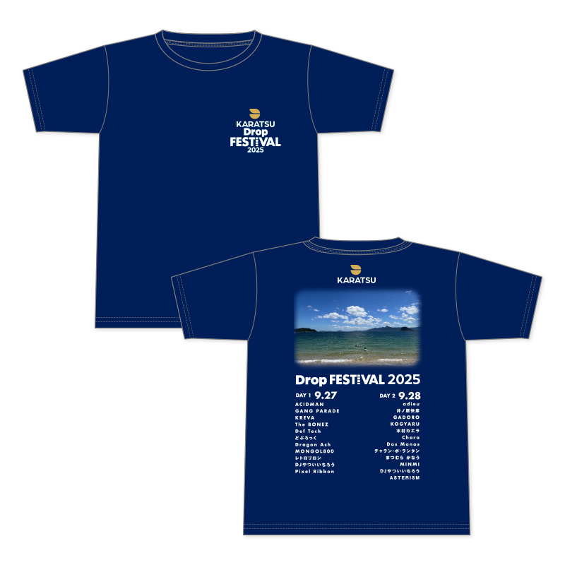 Tシャツ B - KARATSU DROP FESTIVAL 2025 OFFICIAL GOODS STORE