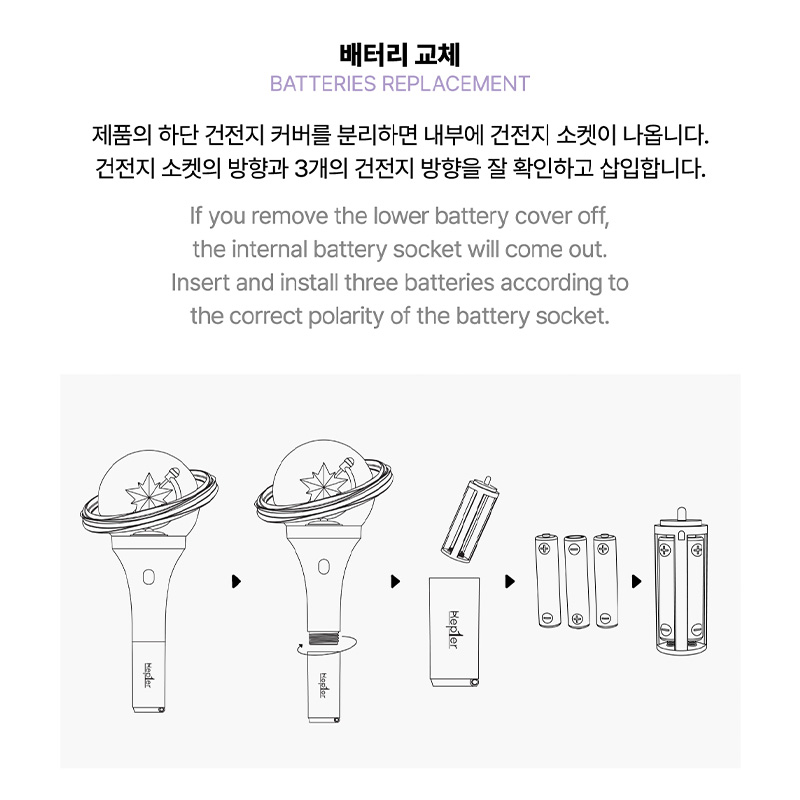 OFFICIAL LIGHT STICK 2 - Kep1er オフィシャルグッズ 会場受取