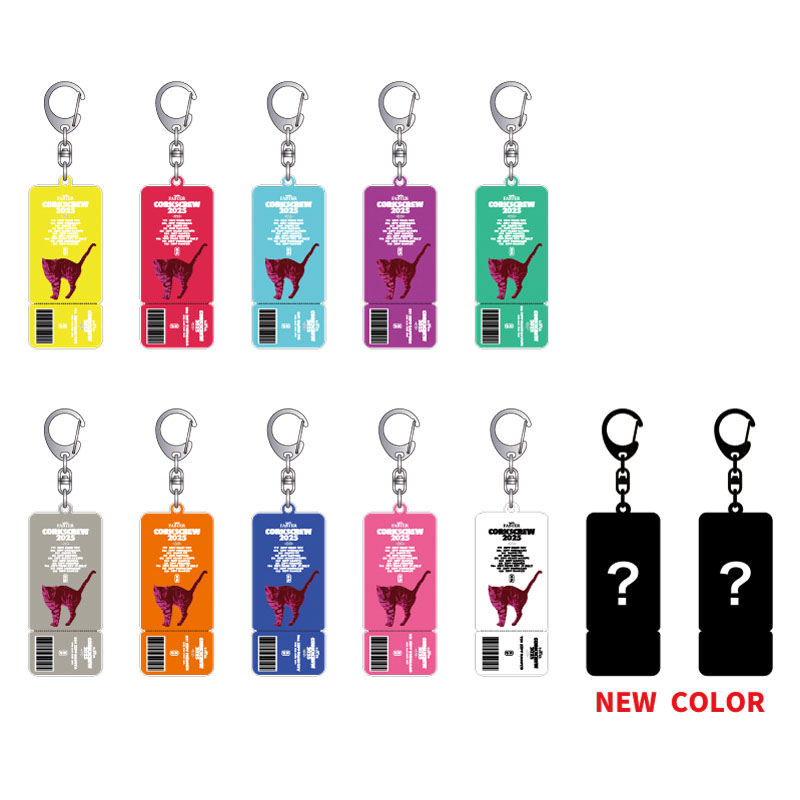 会場限定】チケット風アクリルキーホルダー（全10種+2種） - 黒夢