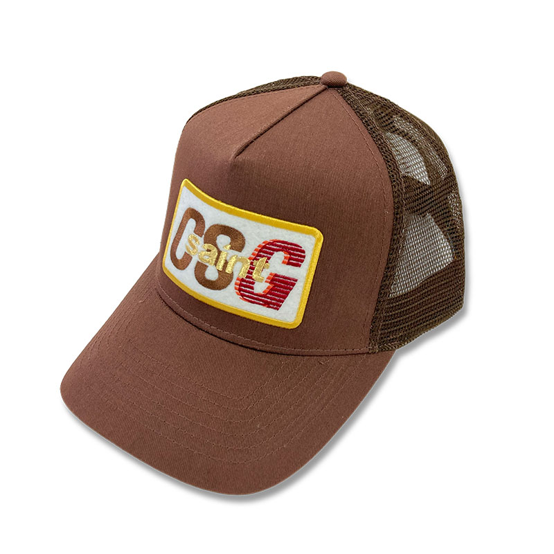 黒夢 × SAINT Mxxxxxx Collaboration Mesh Cap brown - 黒夢