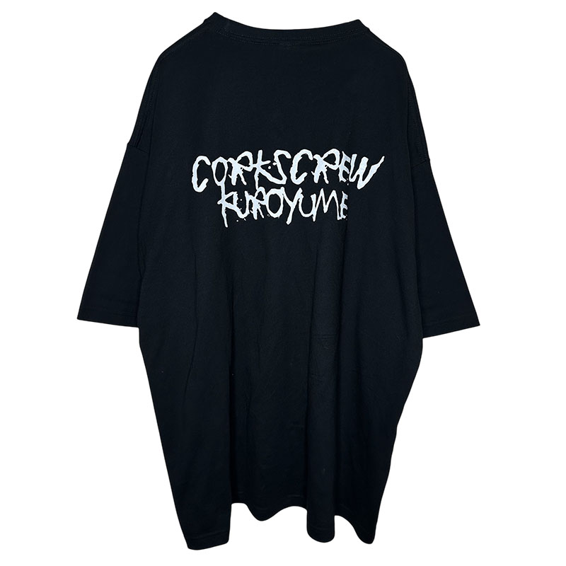 Big Silhouette Tshirts PHOTO XXXX（white） - 黒夢 Official