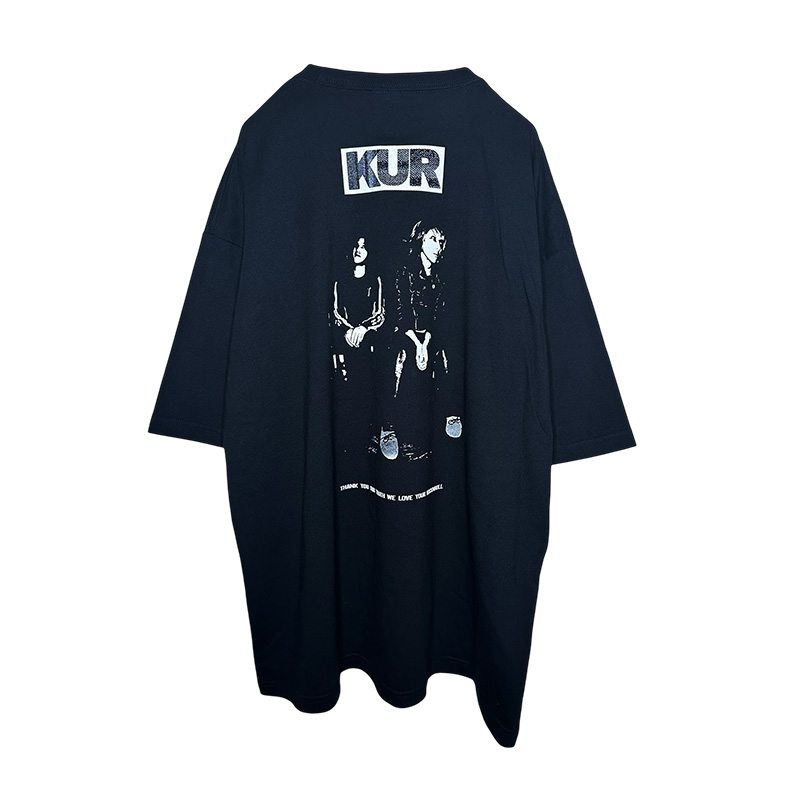 黒夢★Big Silhouette Tshirts CAT★黒★XL Big Silhouette Tshirts LIVE PHOTO - 黒夢 Official Goods Store