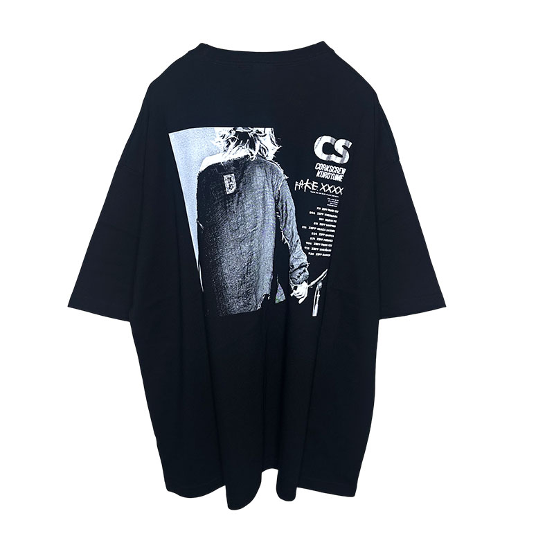黒夢　Big Silhouette Tshirts KUROYUME L Big Silhouette Tshirts DT JAPANESE - 黒夢 Official Goods Store