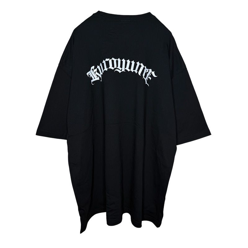 Big Silhouette Tshirt Hand&Roses - 黒夢 Official Goods Store