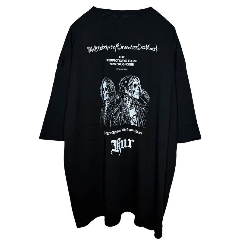 Big Silhouette Tshirt KUR BDD - 黒夢 Official Goods Store