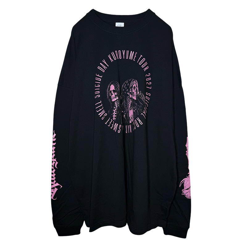 Big Silhouette LS Tshirt ROCK'N'ROLL PNK - 黒夢 Official Goods Store