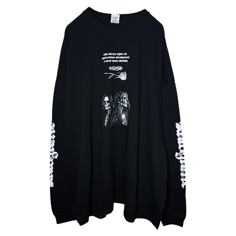 Big Silhouette LS Tshirt Thorn - 黒夢 Official Goods Store