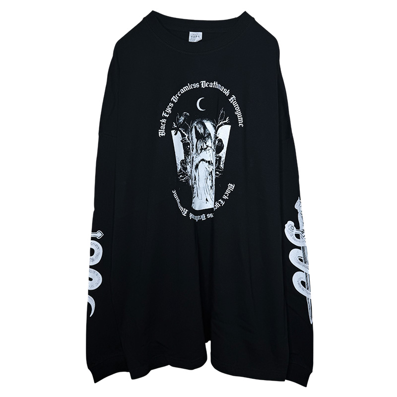 Big Silhouette LS Tshirt NITE - 黒夢 Official Goods Store
