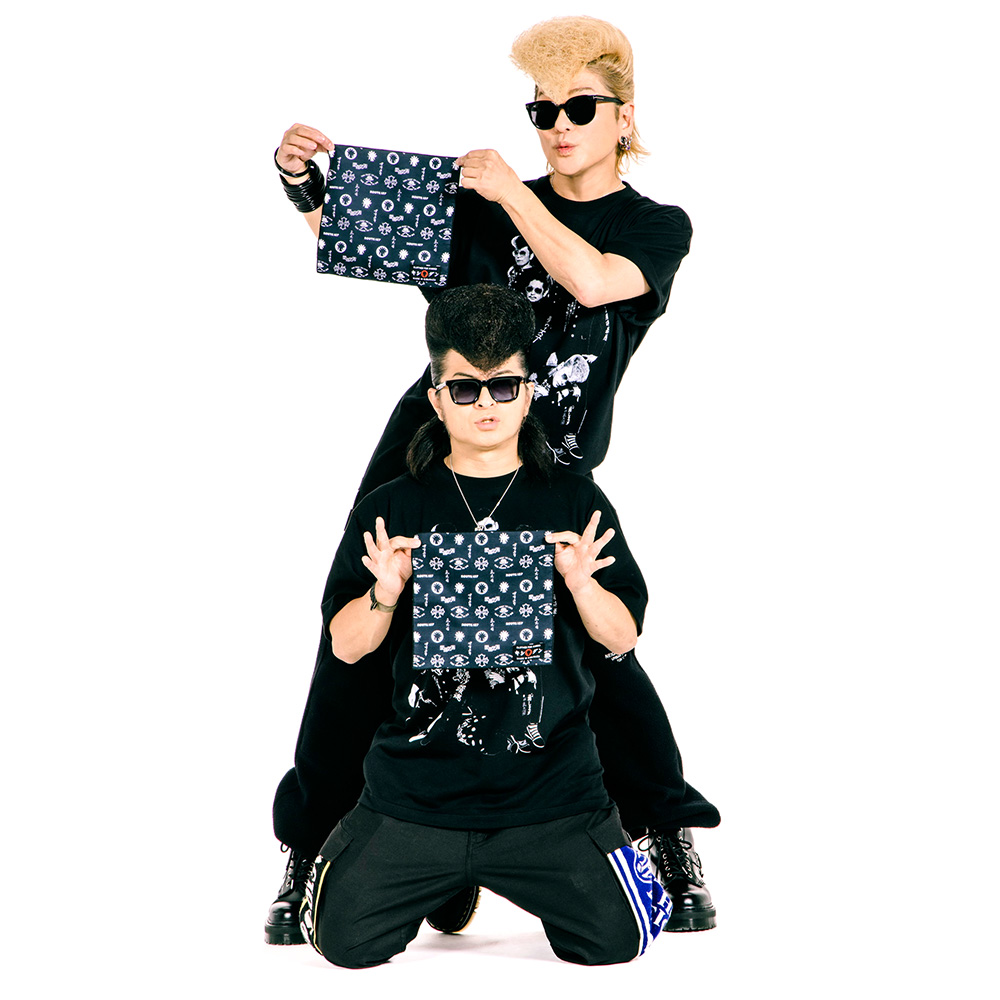 氣志團ちゃんマイクロファイバーハンカチーフ「魔法の手巾