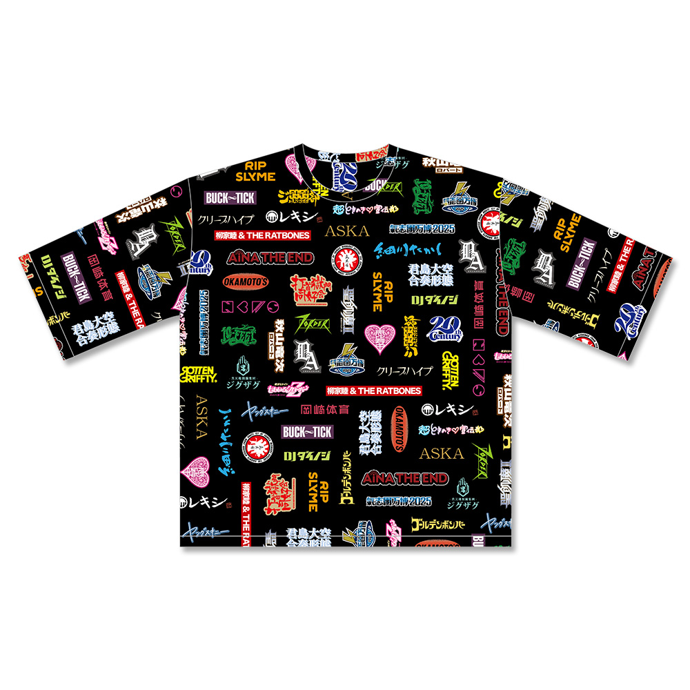 氣志團万博2025公式 Tシャツ「房総総柄総長」 - 氣志團オフィシャル