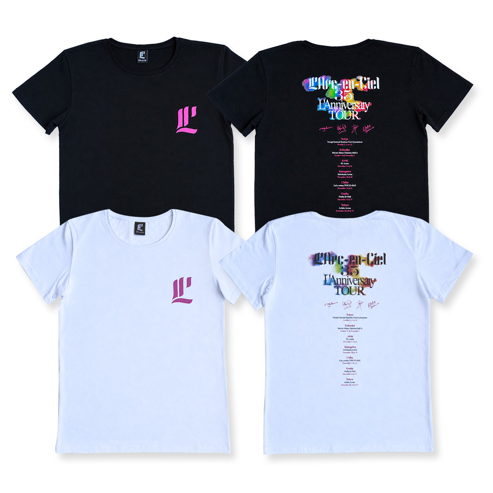 L'Arc-en-Ciel 15th Anniversary Tシャツ L ツアーTシャツ - L'Arc-en-Ciel Official Goods Store