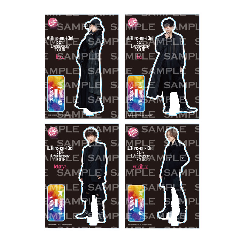 アクリルスタンドセットA - L'Arc-en-Ciel Official Goods Store