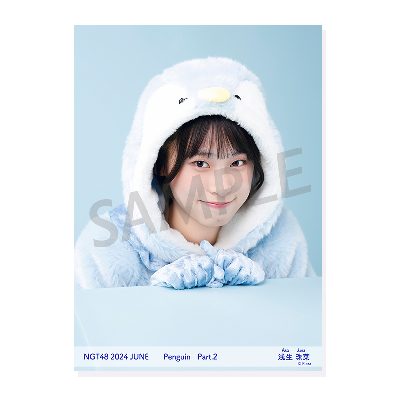 2024年6月度 個別生写真5枚セット Vol.1/Part2 浅生珠菜【L判