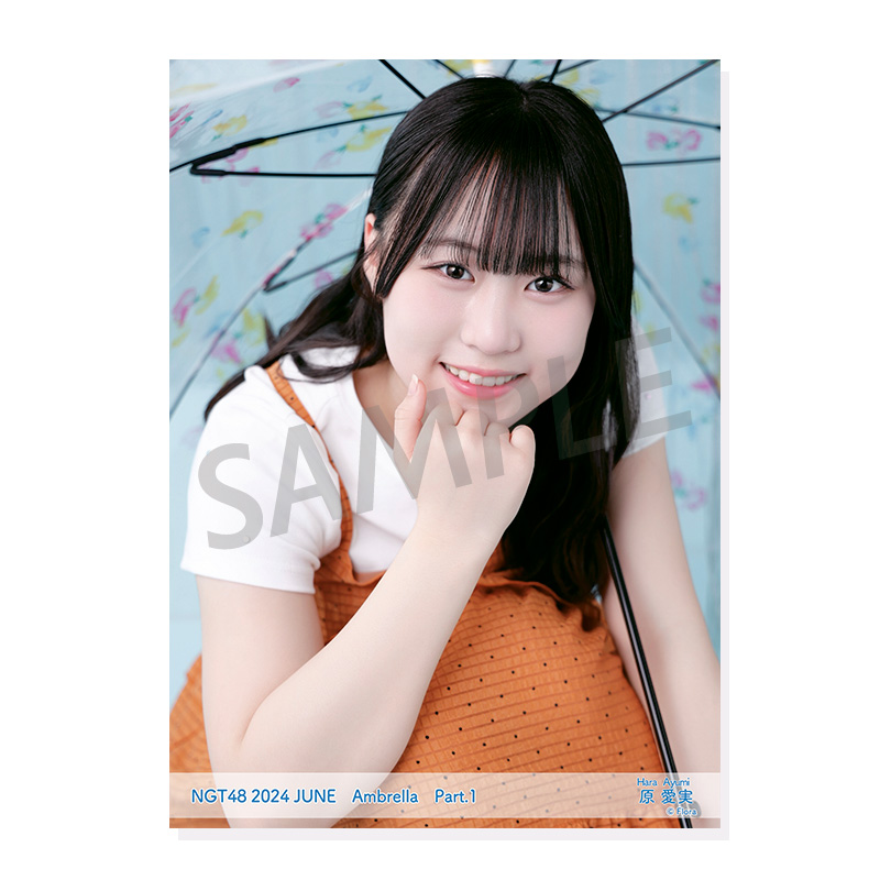 2024年6月度 個別生写真5枚セット Vol.2/Part1 原愛実【L判