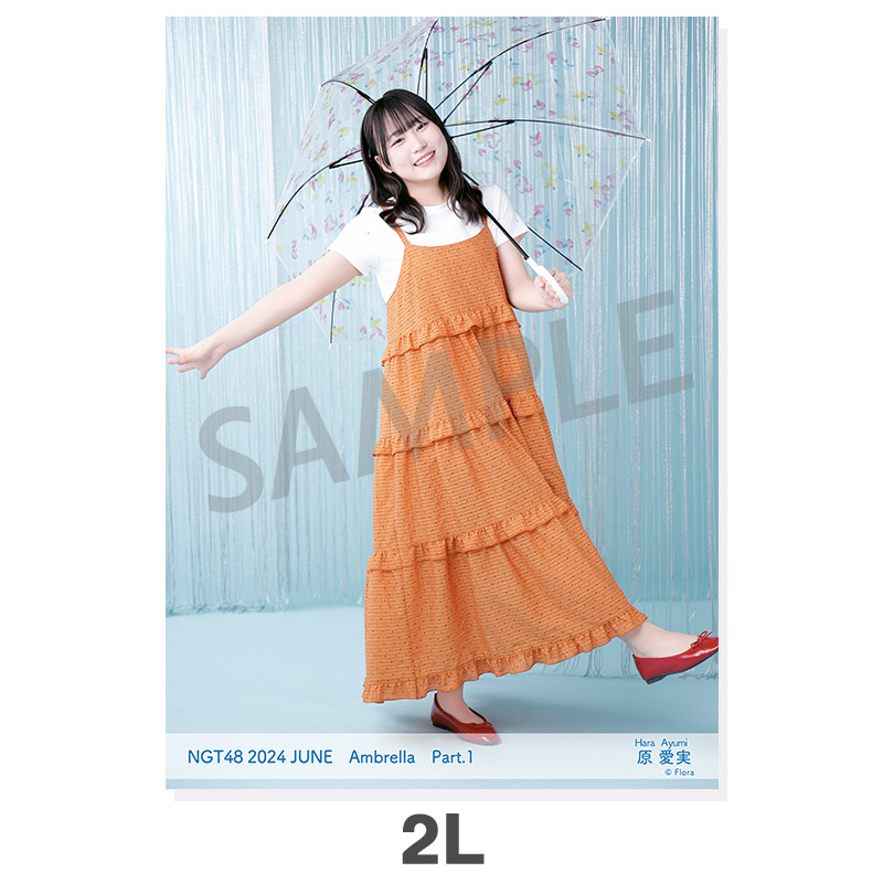 2024年6月度 個別生写真5枚セット Vol.2/Part1 原愛実【2L判サイズ