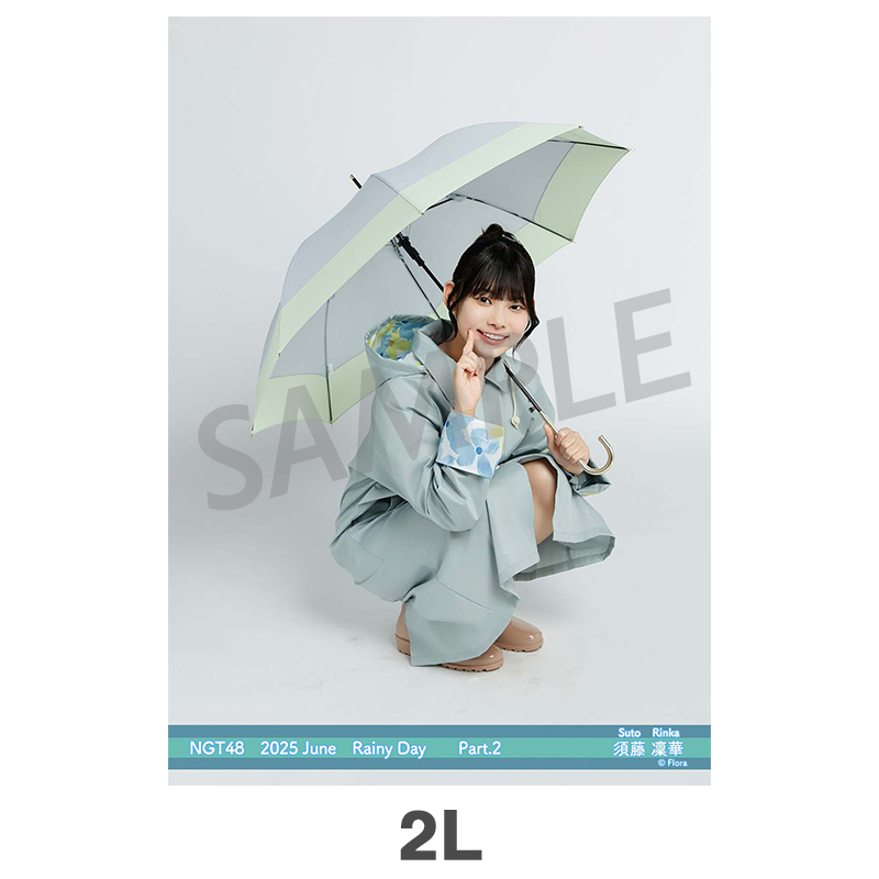 NMB48 須藤凜々花 生写真 グッズセット 2025年6月度 個別生写真5枚セット Vol.1/Part2 須藤凜華【2L判