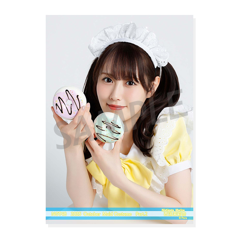 2025年10月度 個別生写真5枚セット Vol.2/Part2 西潟茉莉奈【L判