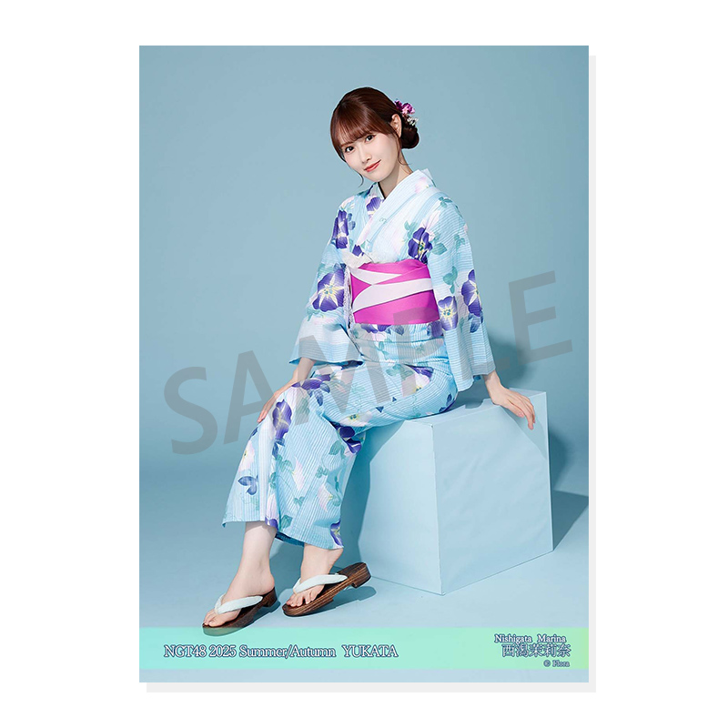 NGT48 個別生写真セット 2025年 浴衣 西潟茉莉奈【L判サイズ