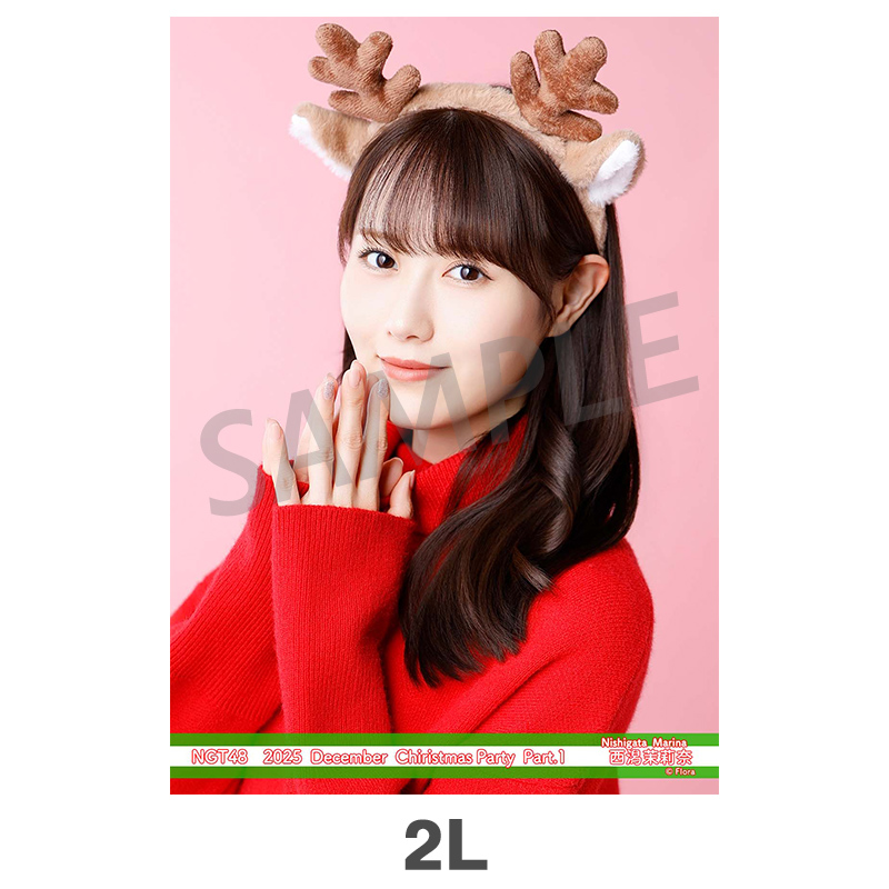 2025年12月度 個別生写真5枚セット Vol.1/Part1 西潟茉莉奈【2L判