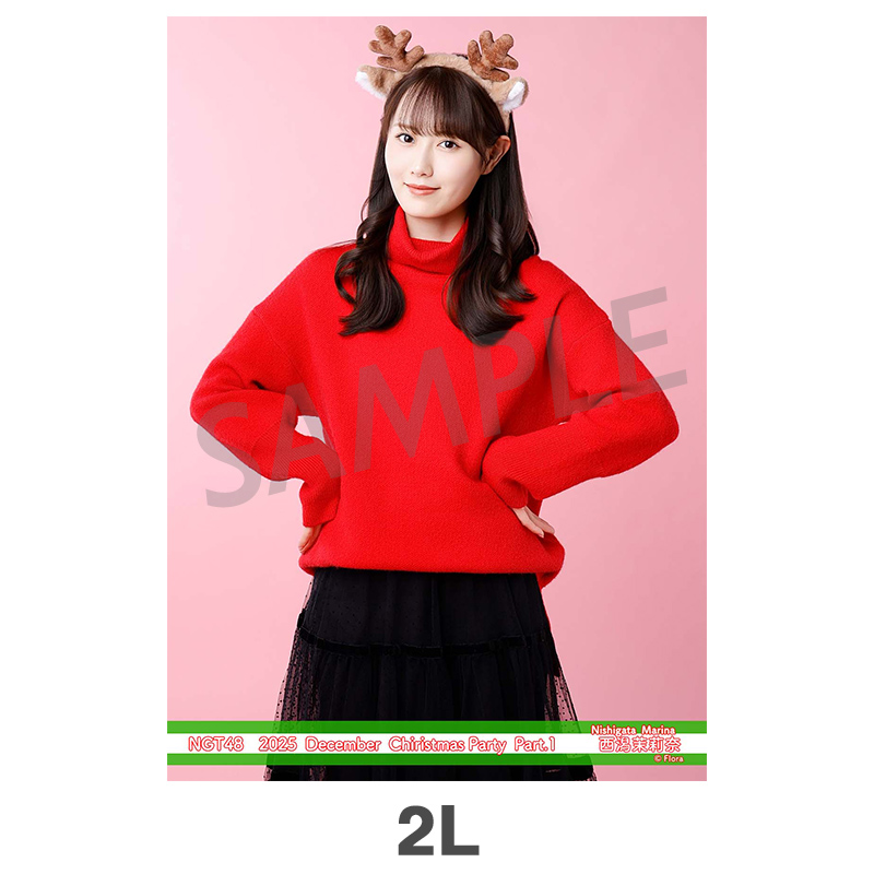 2025年12月度 個別生写真5枚セット Vol.1/Part1 西潟茉莉奈【2L判