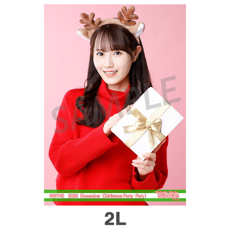 2025年12月度 個別生写真5枚セット Vol.1/Part1 西潟茉莉奈【2L判