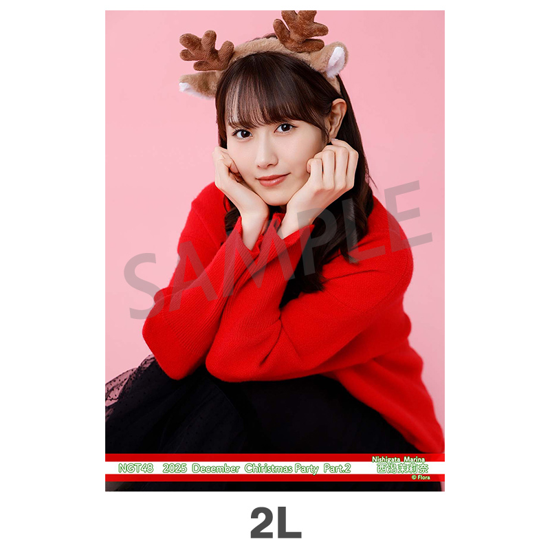 2025年12月度 個別生写真5枚セット Vol.1/Part2 西潟茉莉奈【2L判