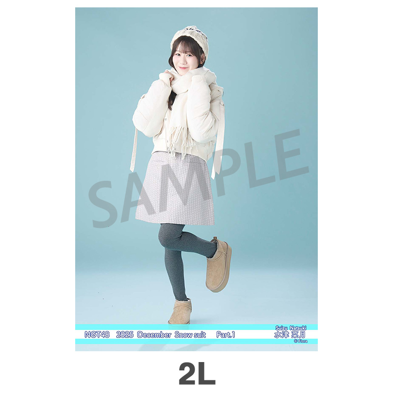 2025年12月度 個別生写真5枚セット Vol.2/Part1 水津菜月【2L判サイズ