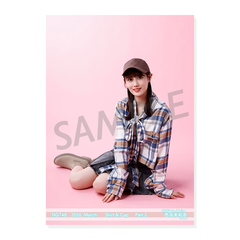 2026年3月度 個別生写真5枚セット Vol.1/Part2 西潟茉莉奈【L判サイズ