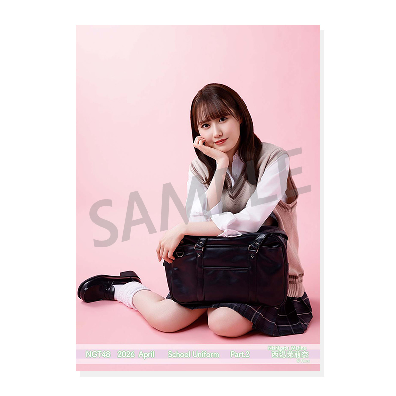2026年4月度 個別生写真5枚セット Vol.1/Part2 西潟茉莉奈【L判サイズ
