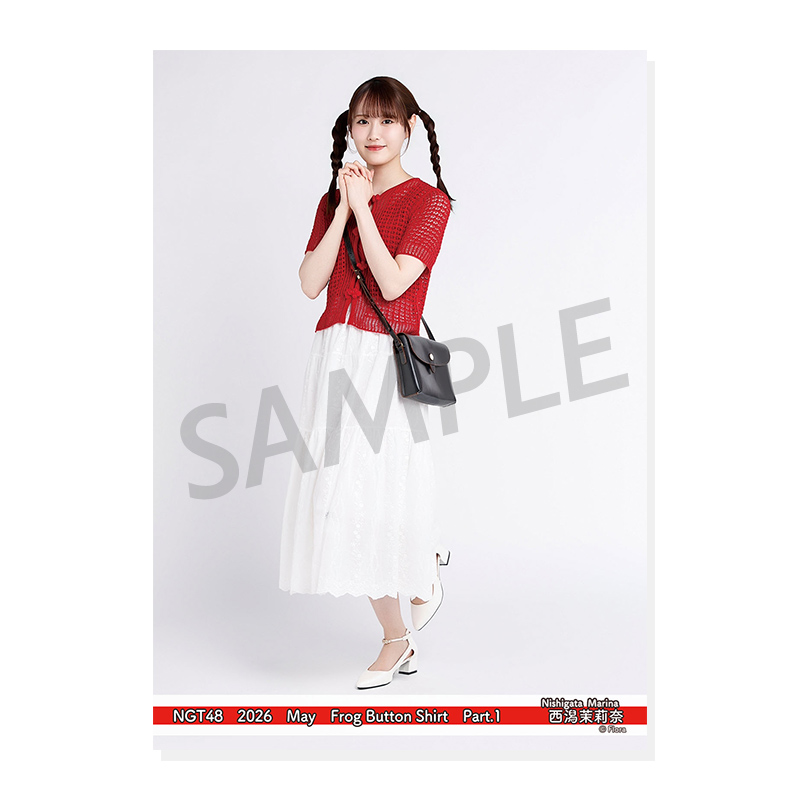 2026年5月度 個別生写真5枚セット Vol.2/Part1 西潟茉莉奈【L判サイズ
