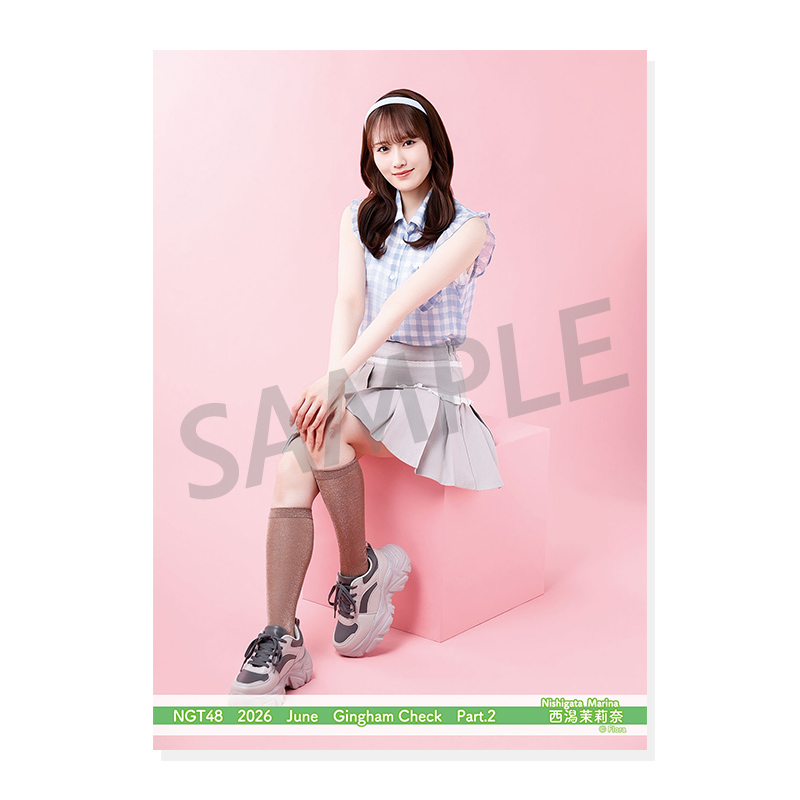 2026年6月度 個別生写真5枚セット Vol.1/Part2 西潟茉莉奈【L判サイズ