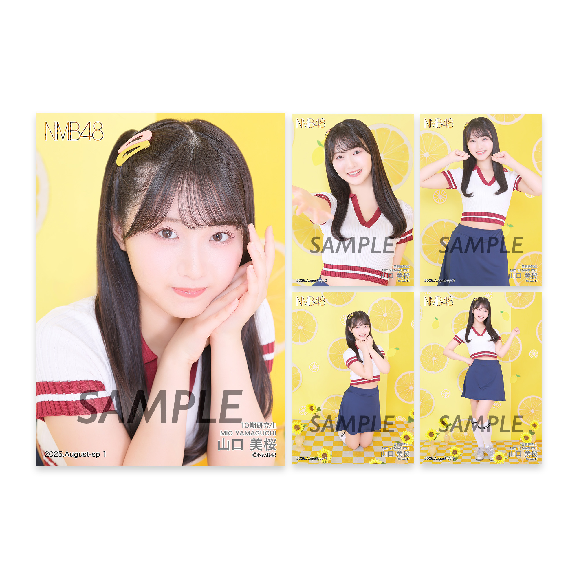 NMB48 山口美桜 初直筆生写真 NMB48 山口美桜 生写真(非売品レア) ※売れなければ処分予定