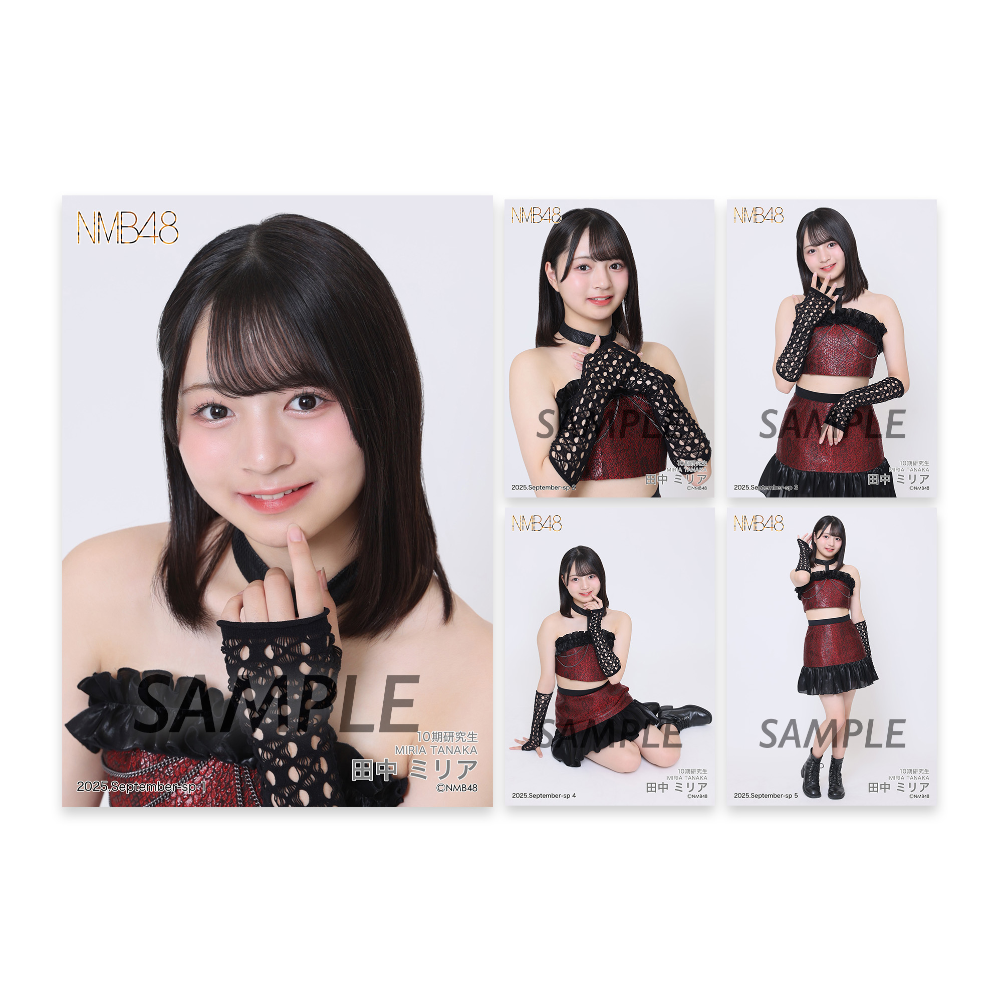 NMB48 田中ミリア 直筆サイン入り生写真  14th Anniversary NMB48 田中ミリア 直筆サイン入り生写真 14th Anniversary