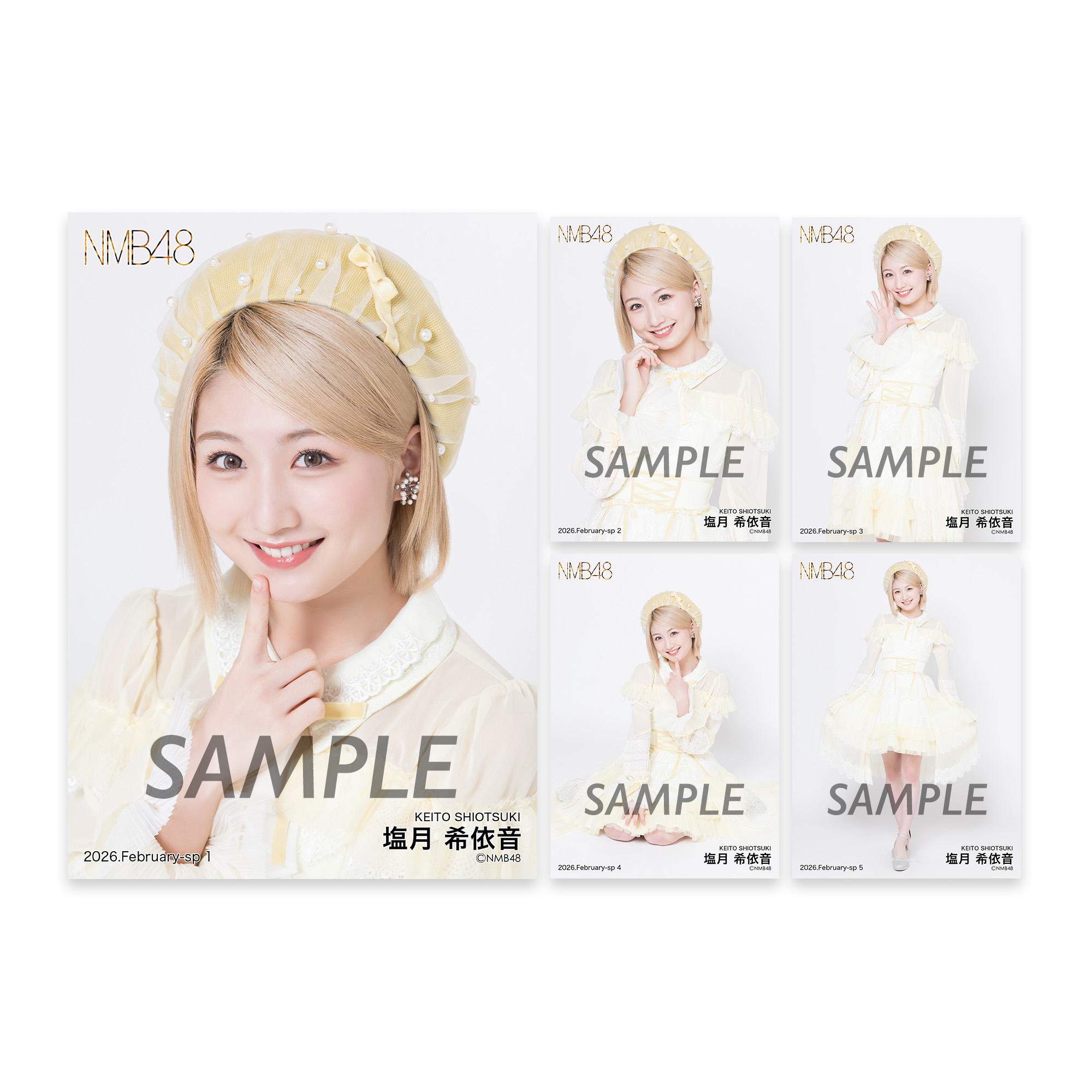 【貴重】塩月希依音(NMB48) 【直筆サイン入り名刺】AKB48 大握手会 NMB48 OFFICIAL GOODS STORE