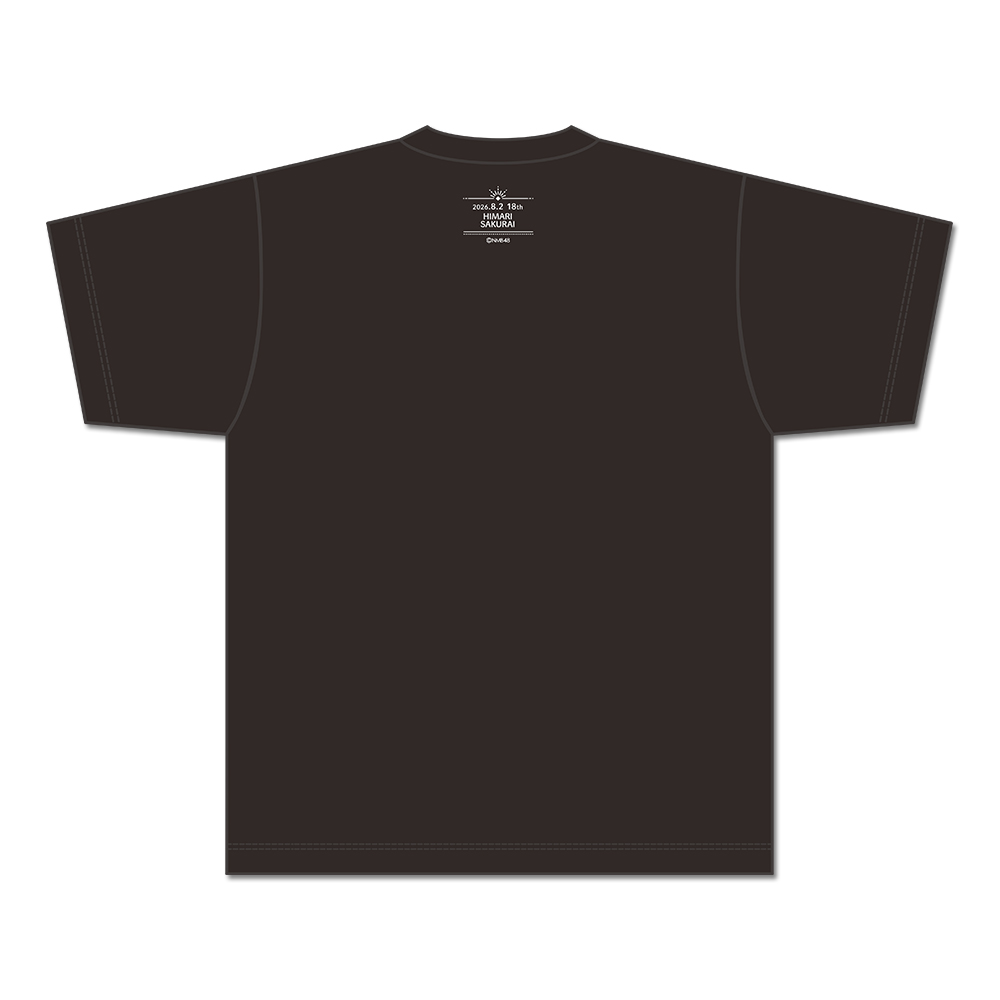 2026年8月度 生誕記念Tシャツ 桜井ひまり - NMB48 OFFICIAL GOODS STORE