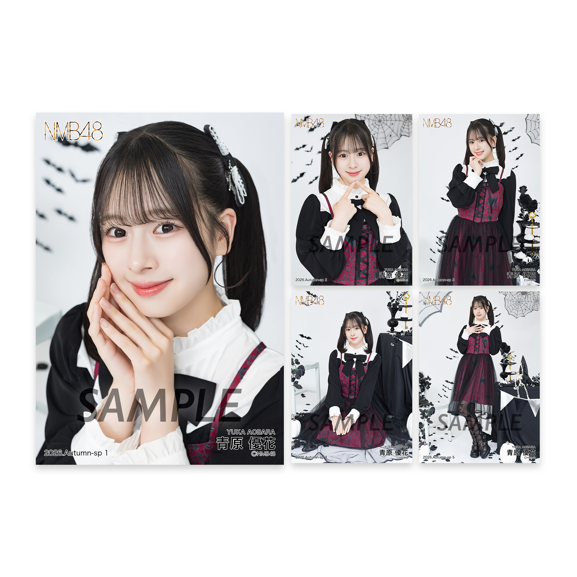 青原優花 NMB48 SUMMER PARTY 2026 生写真 直筆サイン 個別生写真5枚セット 2026.Autumn 青原優花 - NMB48 OFFICIAL GOODS STORE
